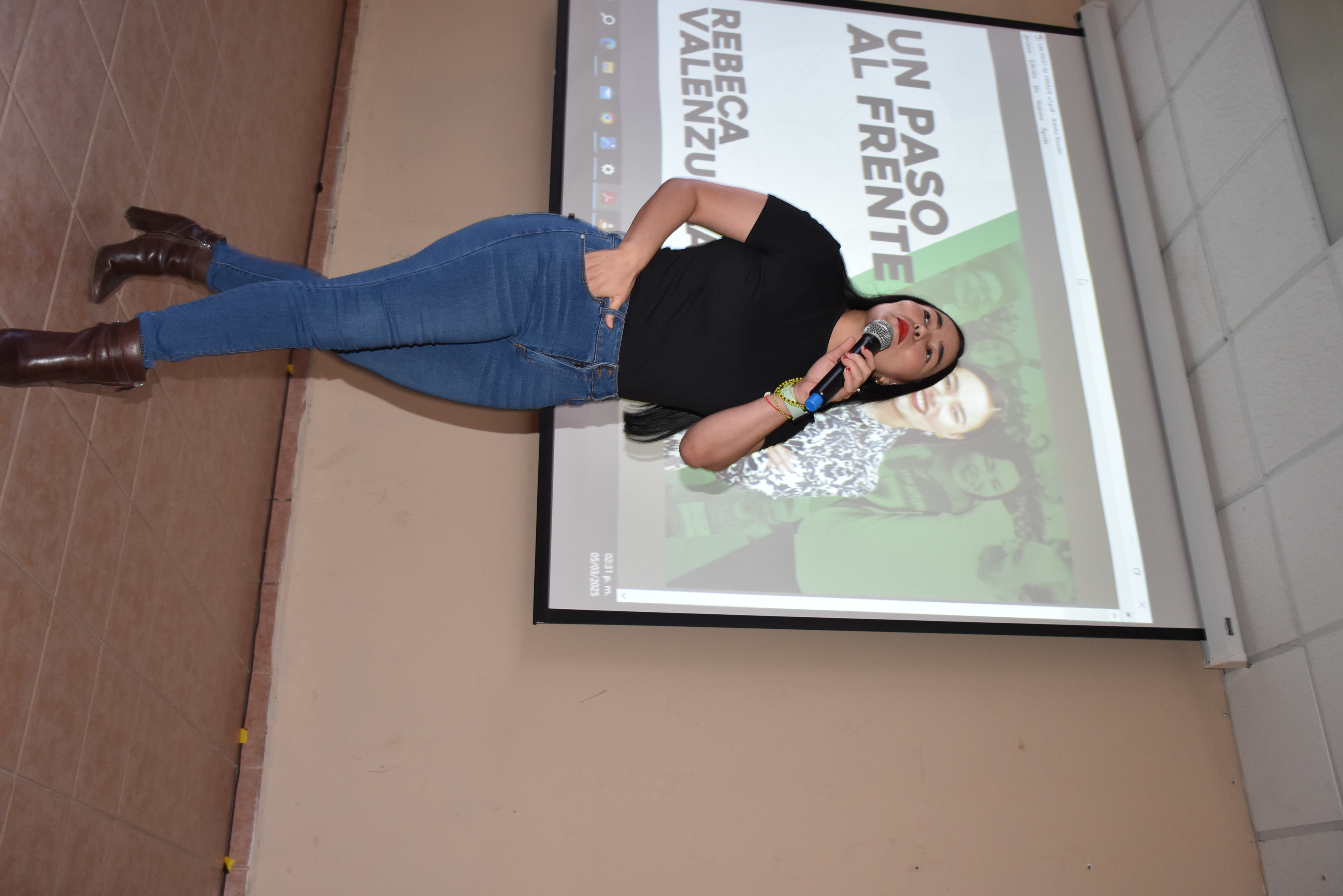 Una visita llena de inspiración y energía!  en la UTH: Rebeca Valenzuela